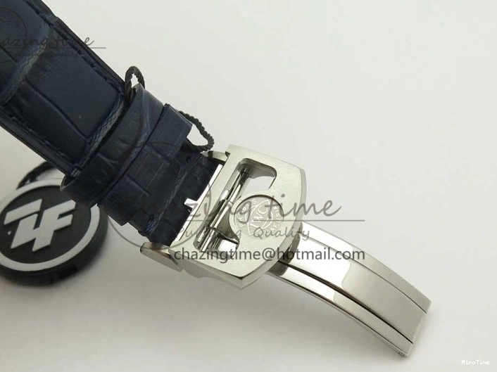 MIROTIME 1219 Affordable Portuguese Real PR Real Annual Calendar IW5035 ZF 1:1 Best Edition White Dial Blue Markers on Blue Leather Strap A 7143